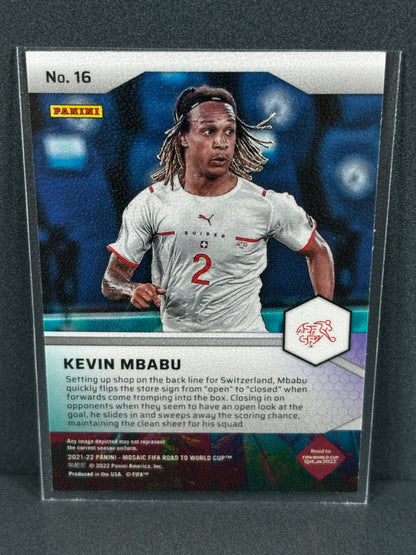 Panini Mosaic Kevin Mbabu FIFA Pitch Masters 16 Switzerland 2021-22