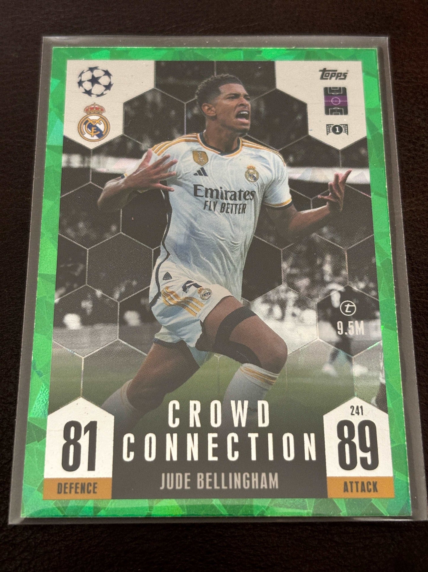 August Match Attax Box Break - Jude Bellingham Crowd Connection Parallel Emerald