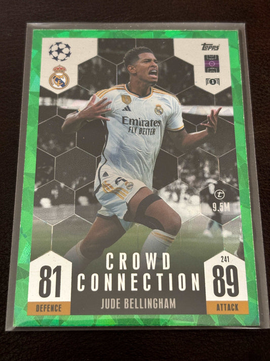 August Match Attax Box Break - Jude Bellingham Crowd Connection Parallel Emerald