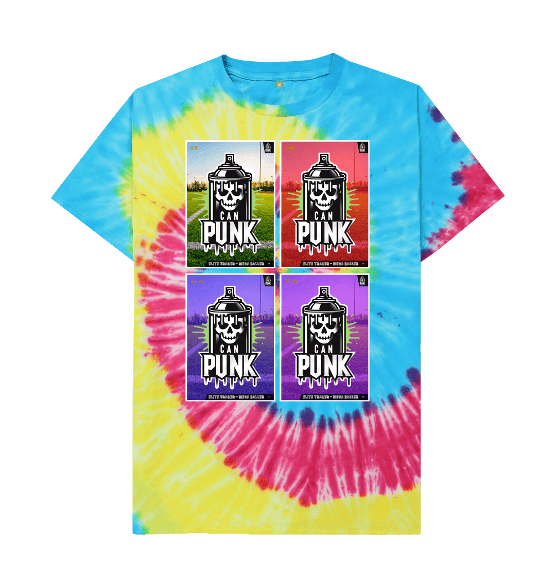 Tie Dye Can Punk Merch Trading Card Parallels