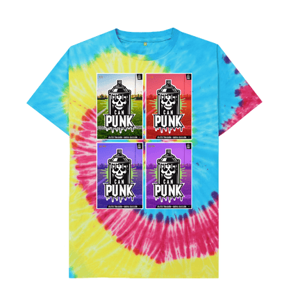 Tie Dye Can Punk Merch Trading Card Parallels