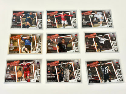 Match Attax Legendary Moment Full Set Kaka Searer Ronaldo Ronaldinho Zidane Kahn