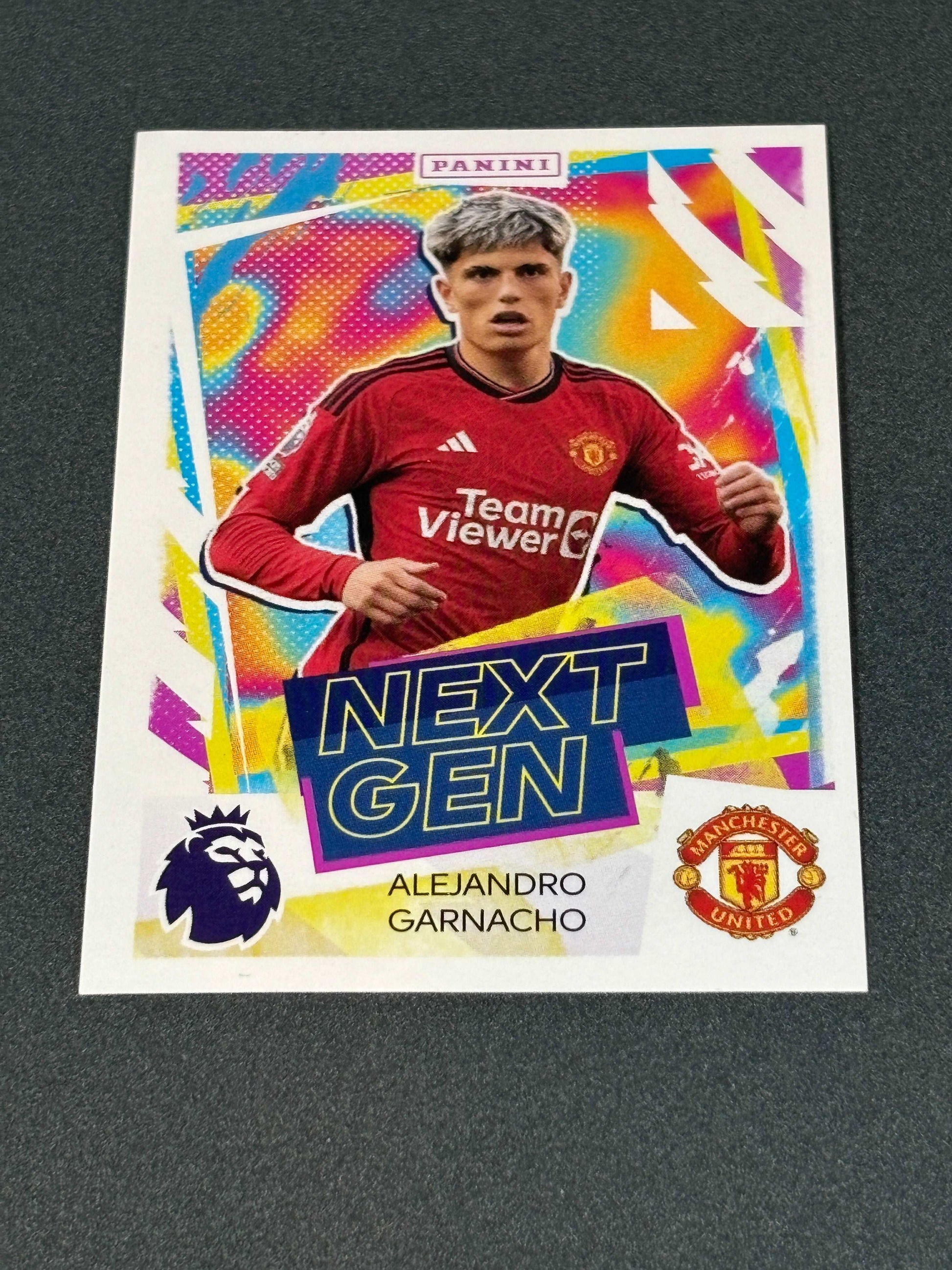 Panini Alejandro Garnacho Sticker 339 Premier League 2024 Next Gen