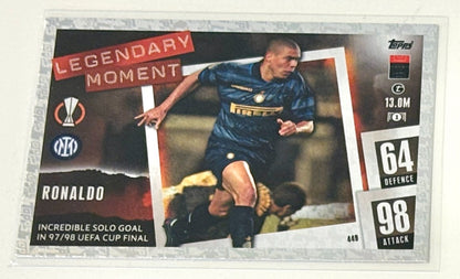 Match Attax Legendary Moment Full Set Kaka Searer Ronaldo Ronaldinho Zidane Kahn