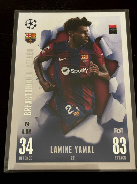 August Match Attax Box Break - Lamine Yamal Breakthrough Baller