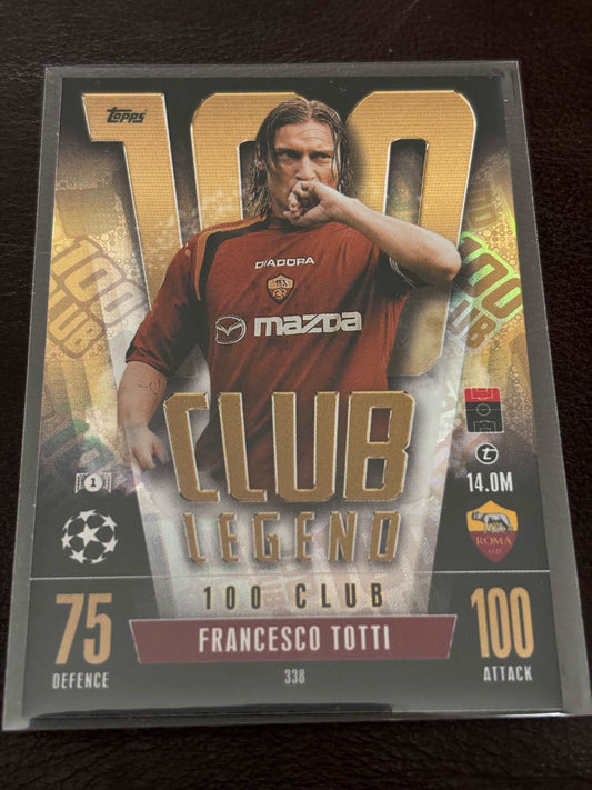 August Match Attax Box Break - Francesco Totti 100 Club Legend 338