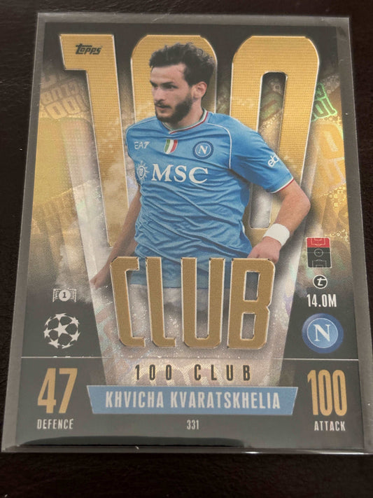 August Match Attax Box Break - Kvaratskhelia 100 Club