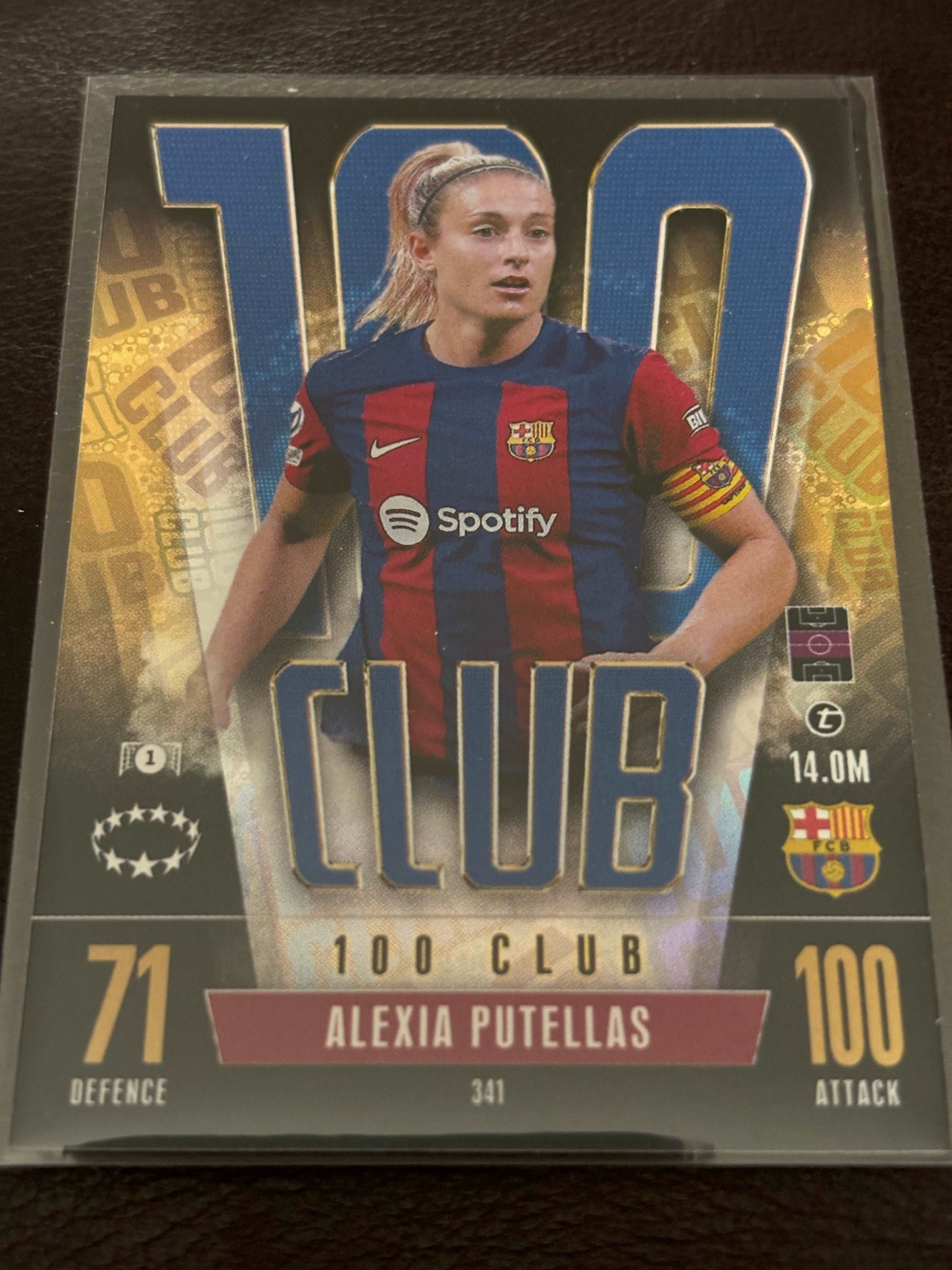 August Match Attax Box Break - Alexia Putellas 100 Club 341