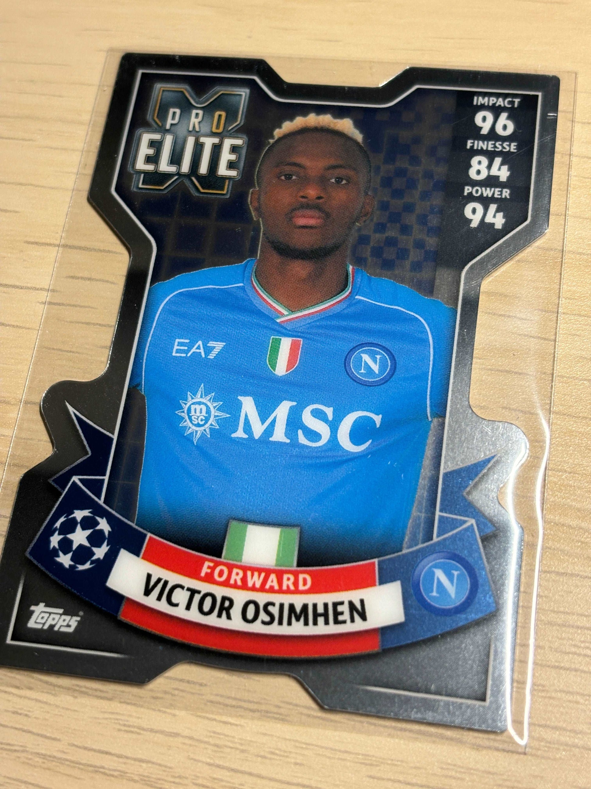 August Match Attax Box Break - Victor Osimhen Pro Elite Shield