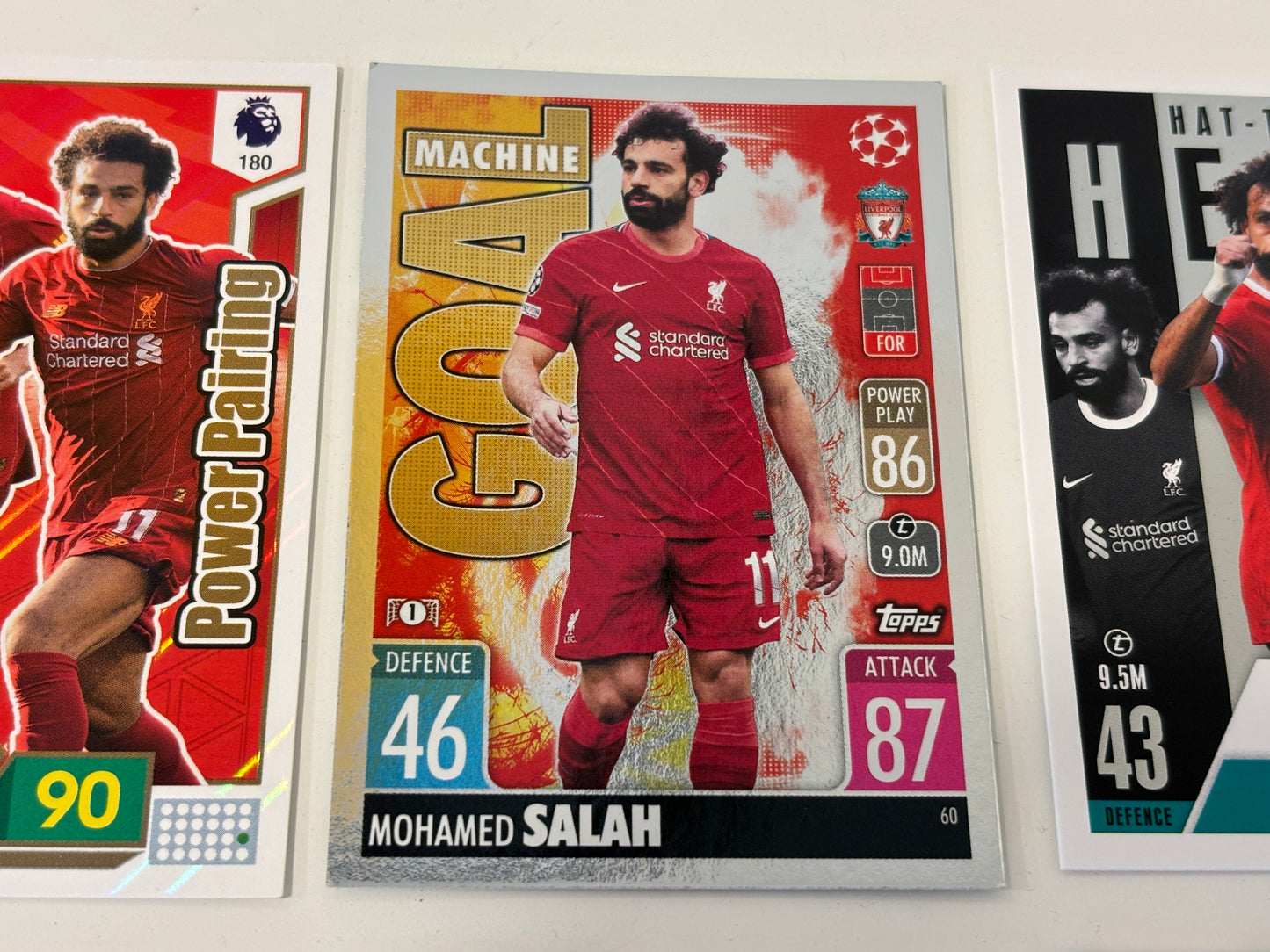 Match Attax Mega Bundle Mohamed Salah x10 Football Trading Cards Record Breaker