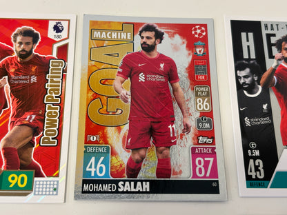 Match Attax Mega Bundle Mohamed Salah x10 Football Trading Cards Record Breaker