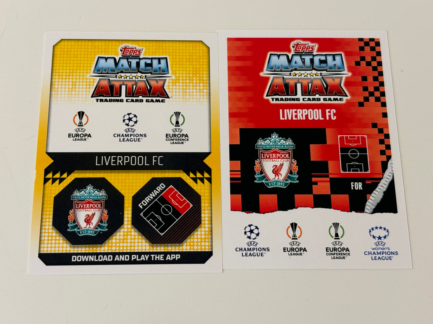 Match Attax Mohamed Salah 2x Cards Assist Master & Performance Boost Liverpool