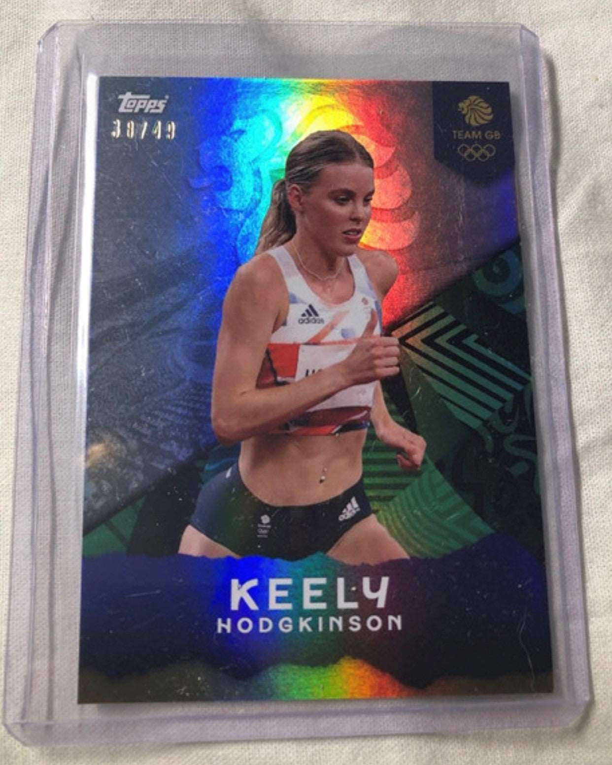 TEAM GB 2024 KEELY HODGKINSON PARALLEL /49