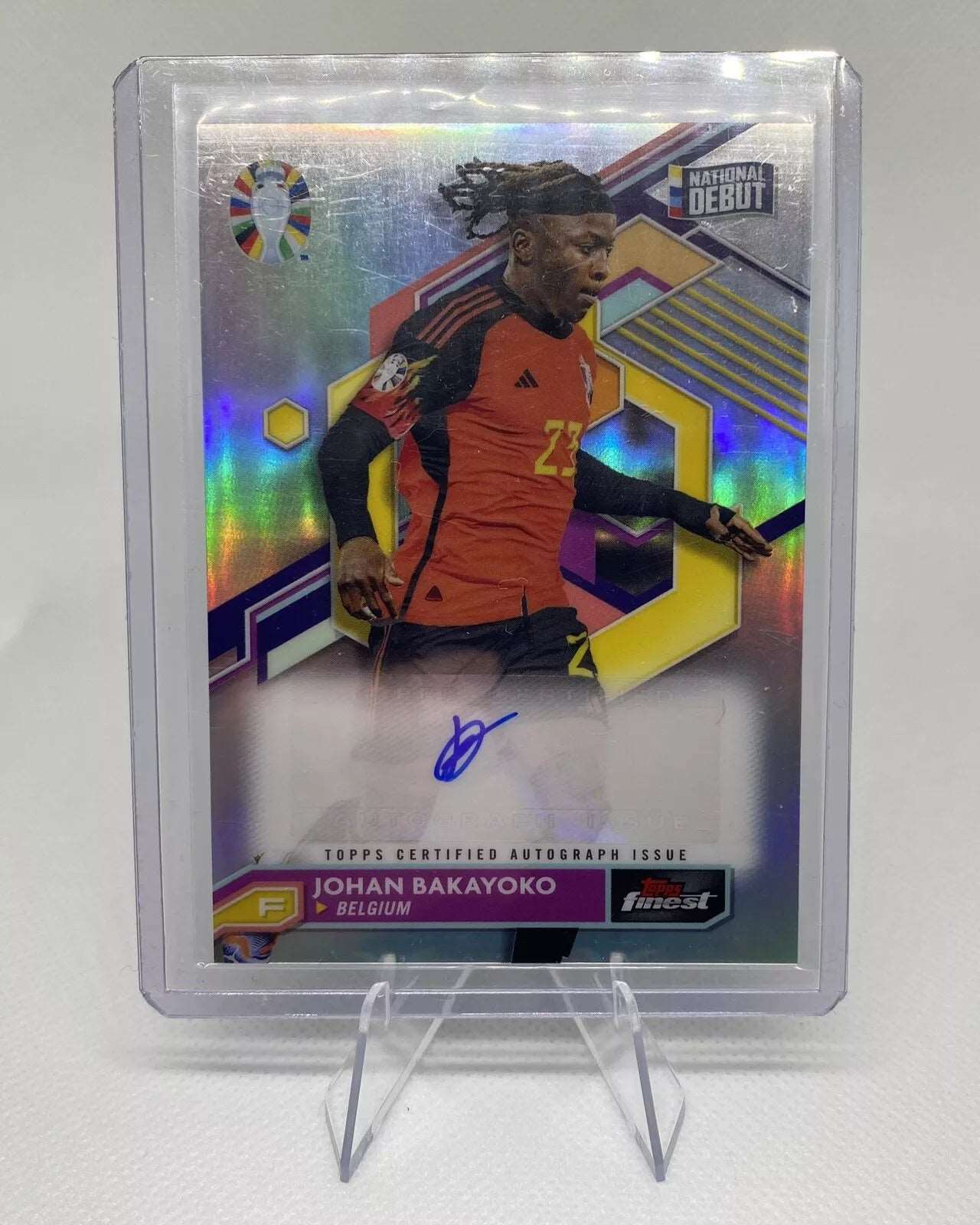 Match Attax Topps Finest Euro 2024 - Auto Card - Johan Bakayoko