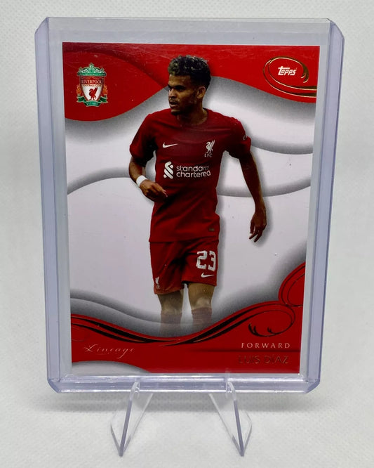 TOPPS LIVERPOOL LINEAGE 2023 LUIS DIAZ CARD Mint Condition